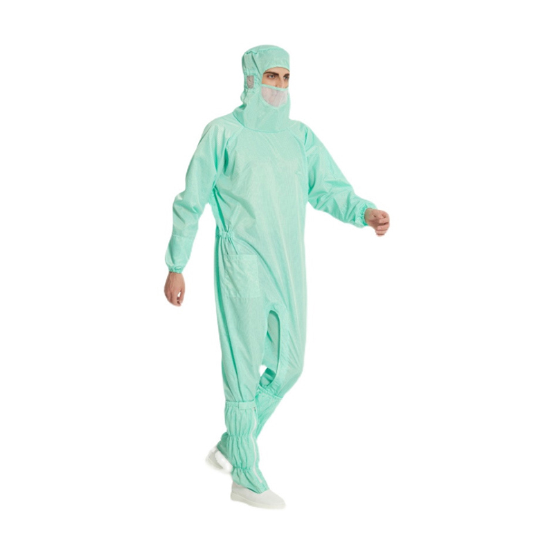 Anti statisk froskedrakt med en hette jumpsuit