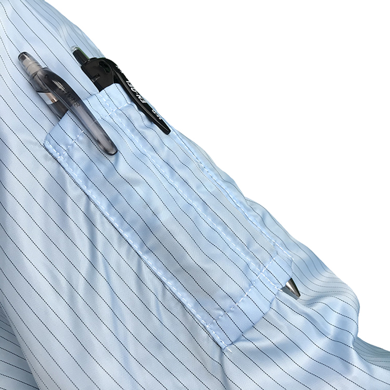 Anti statisk stående krage jumpsuit