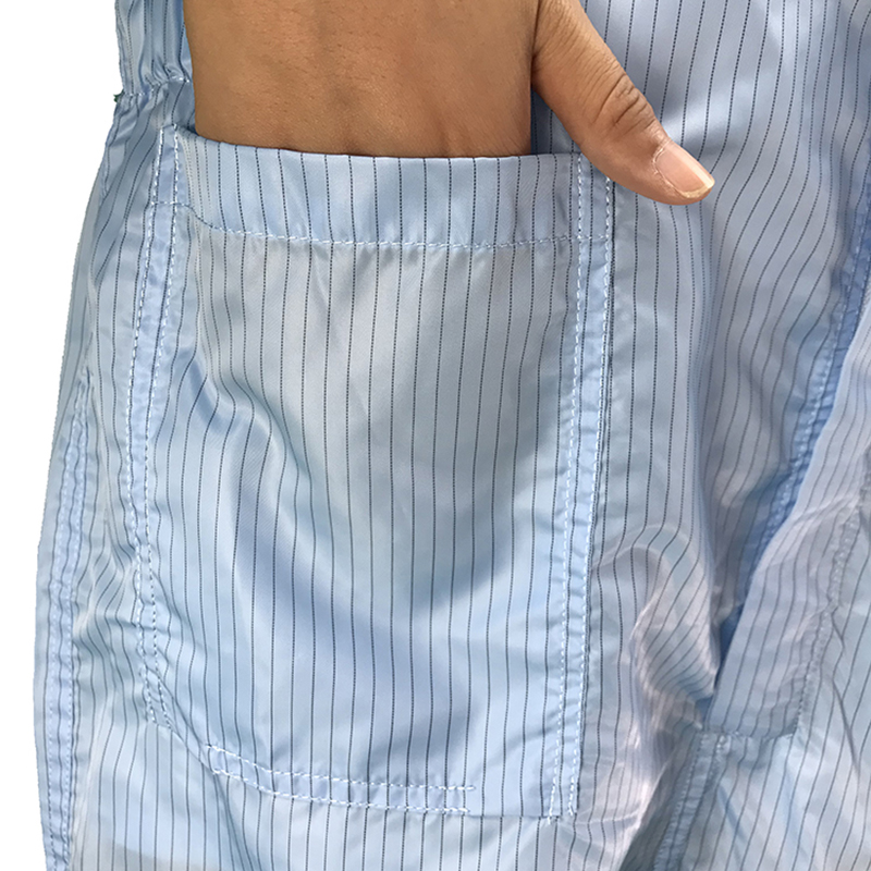 Anti statisk stående krage jumpsuit