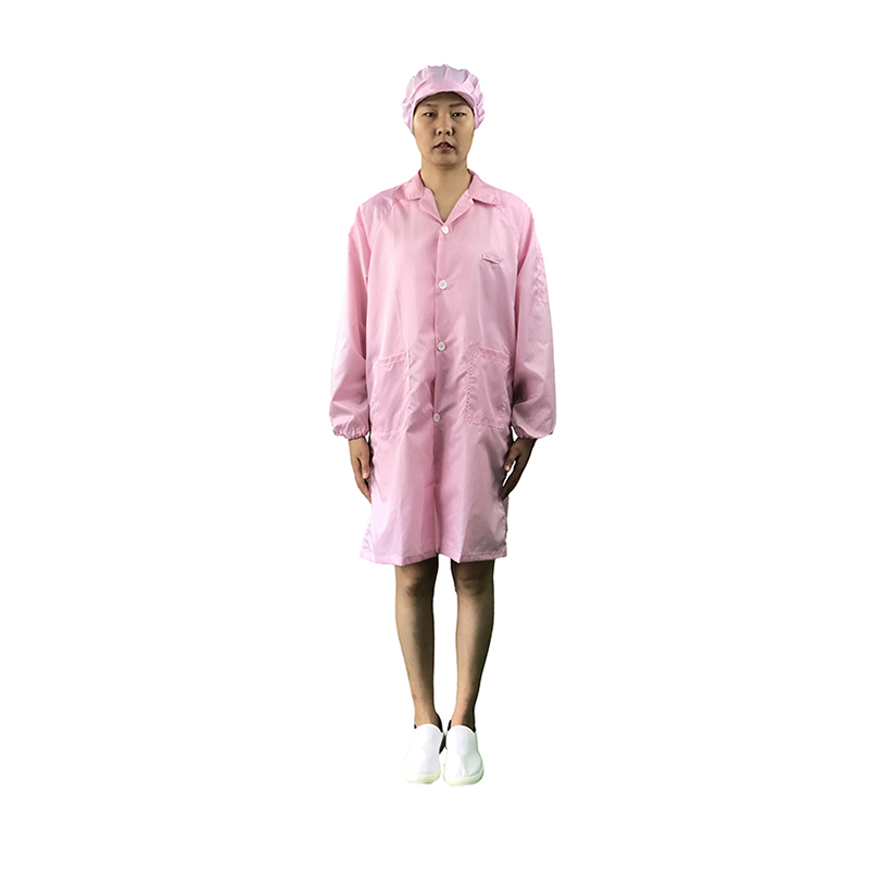 ESD -kjole turndown krage