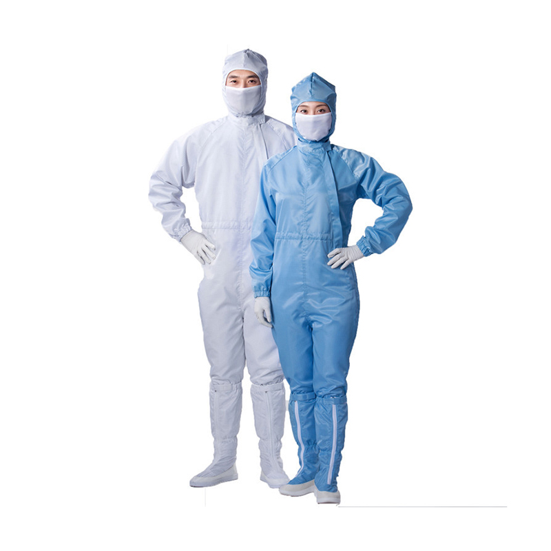 Anti Static skrå åpen front hette jumpsuit